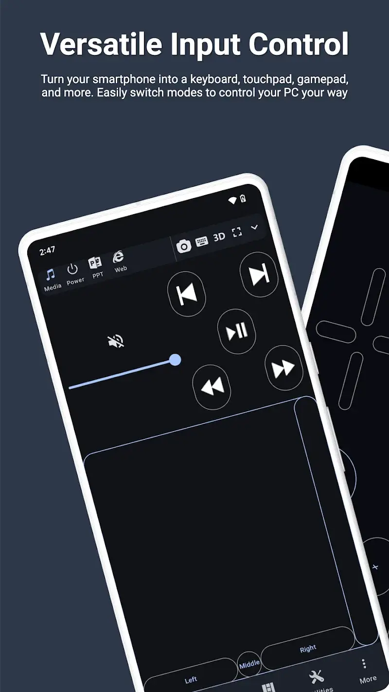 Tangkapan layar PC Remote 1