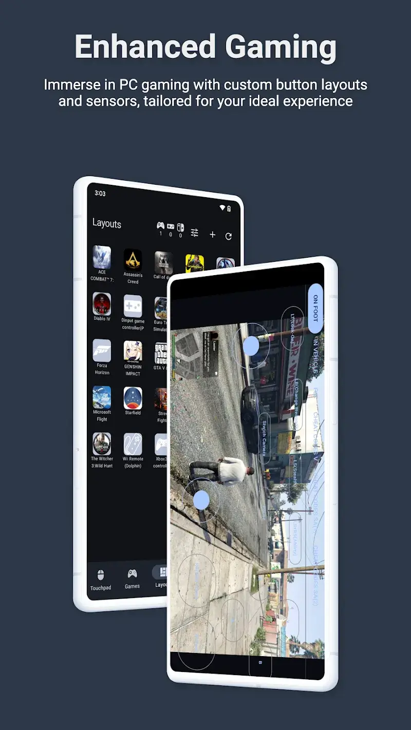 Tangkapan layar PC Remote 3