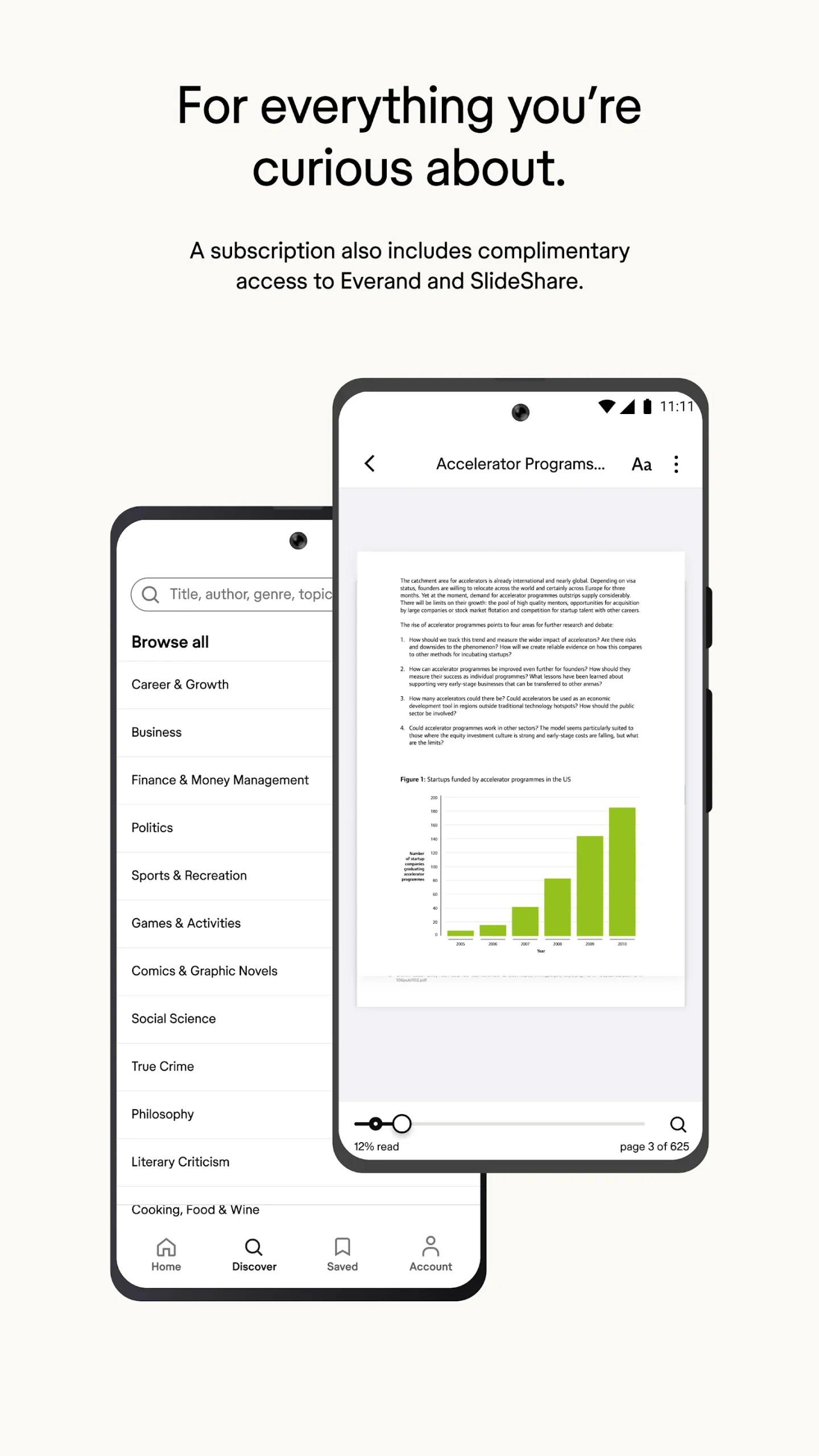 Scribd: 300M+ Documents app preview 4