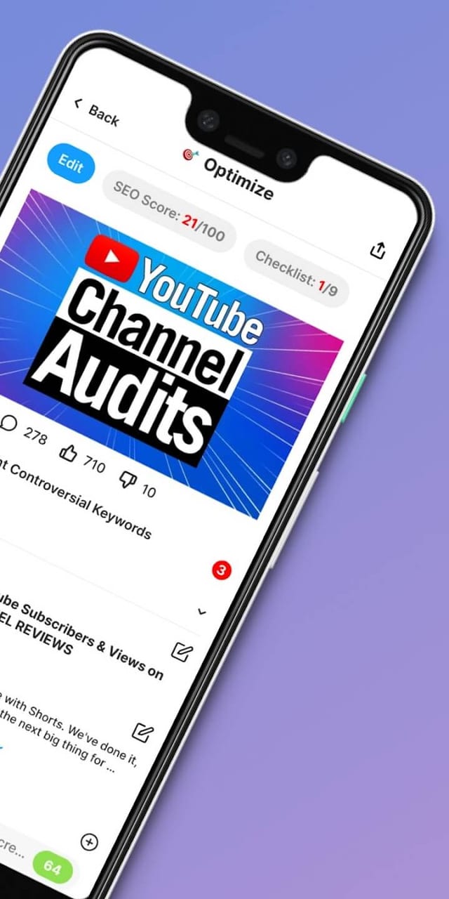 Captura de pantalla 4 de la app VidIQ