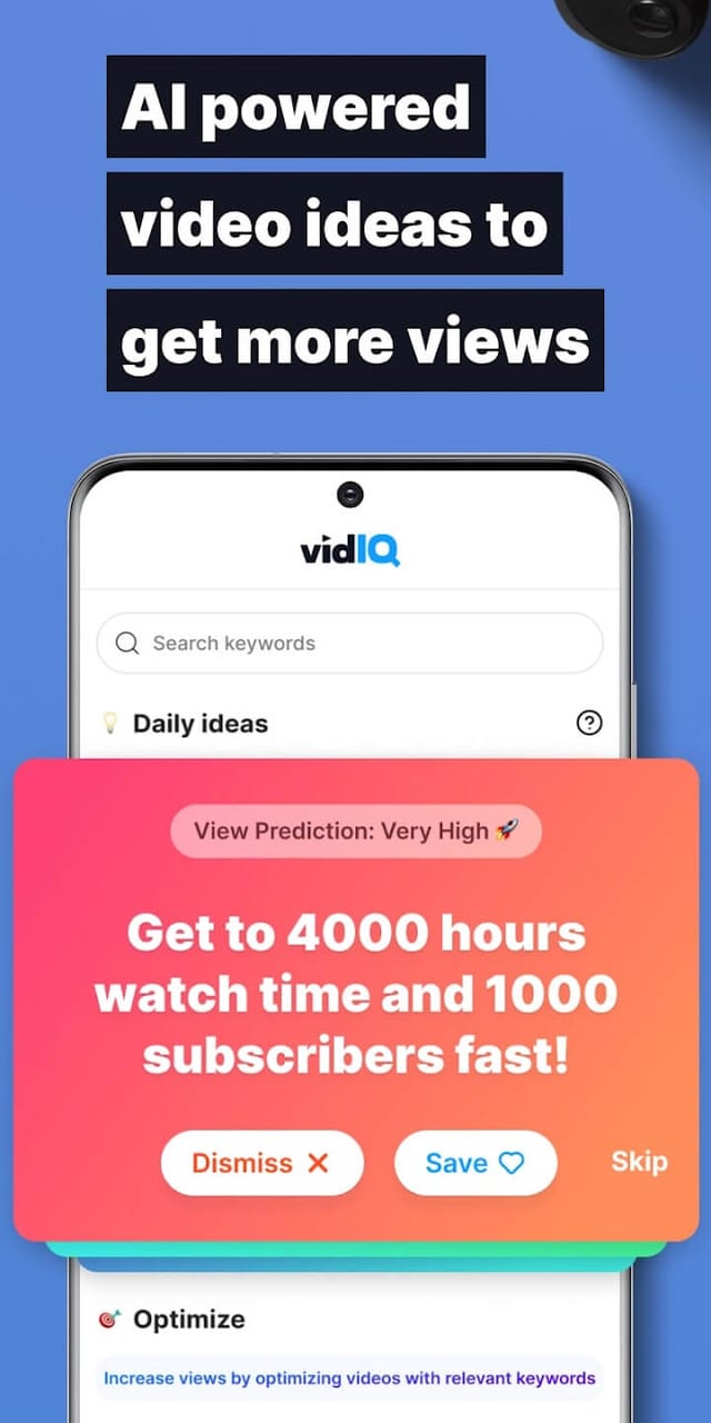 Captura de pantalla 2 de la app VidIQ