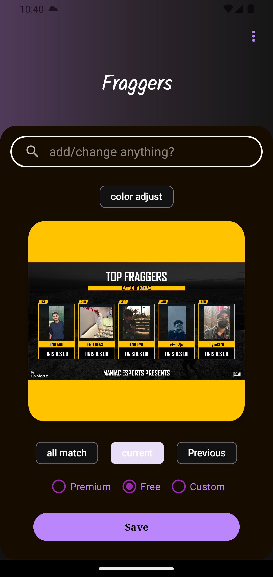 Pointcalc | Point Table Maker – Imagen 5