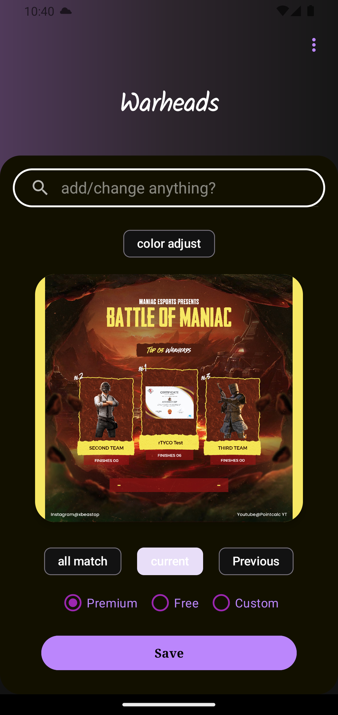 Pointcalc | Point Table Maker – Imagen 4
