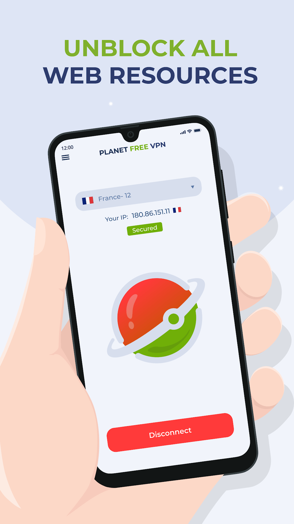 Imagem de prévia 5 do Free VPN Proxy by Planet VPN