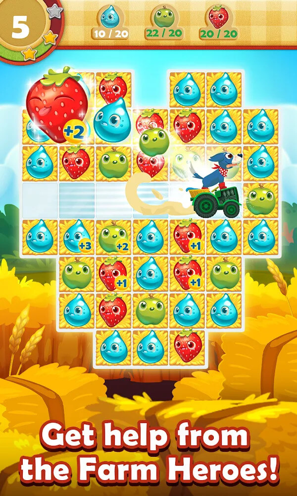 Farm Heroes Saga gameplay screenshot 2
