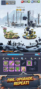 Steelborn: Tank Idle RPG captura de tela 5