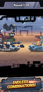 Steelborn: Tank Idle RPG captura de tela 2