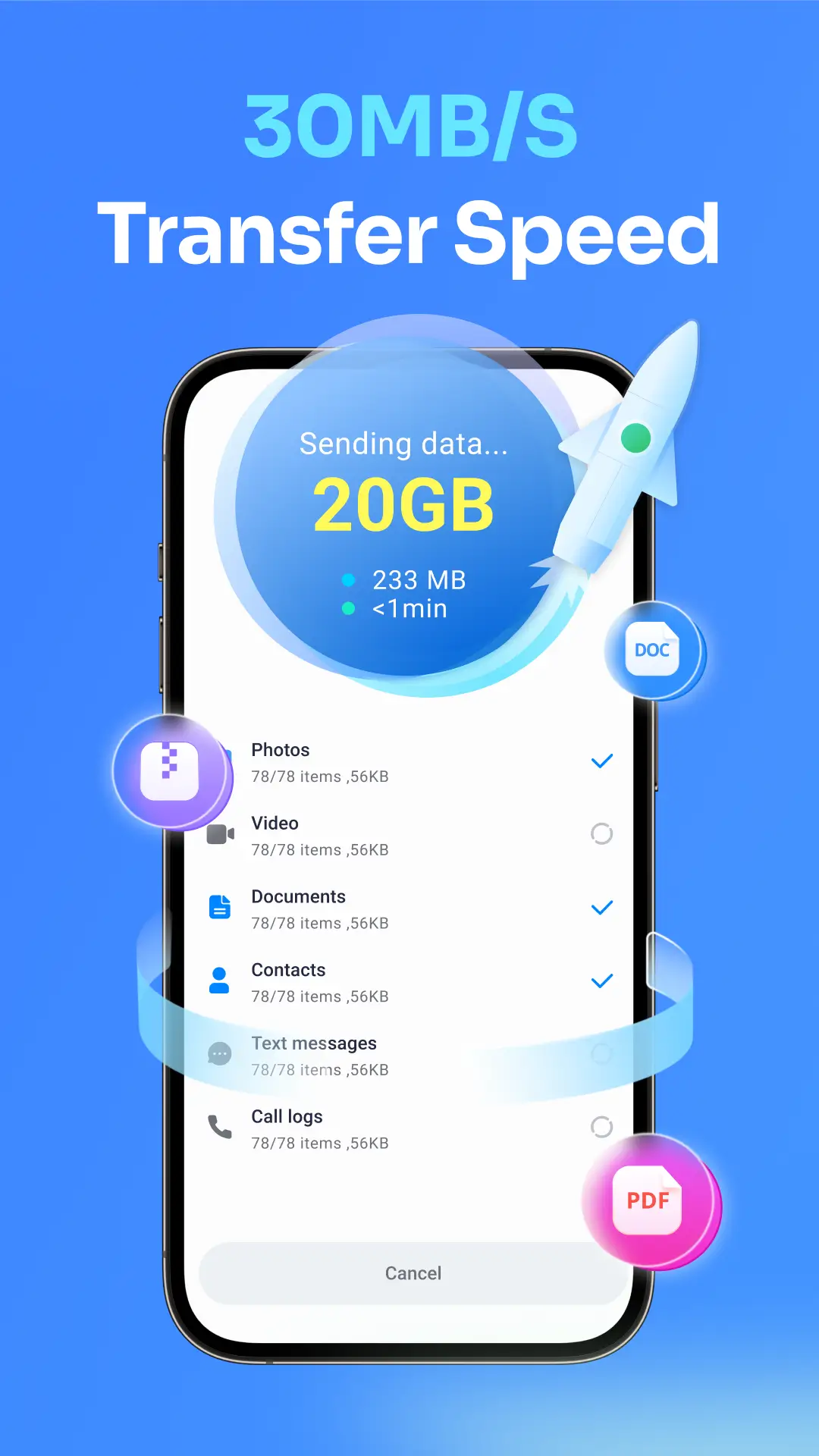 Data Transfer – MobileTrans app preview 3