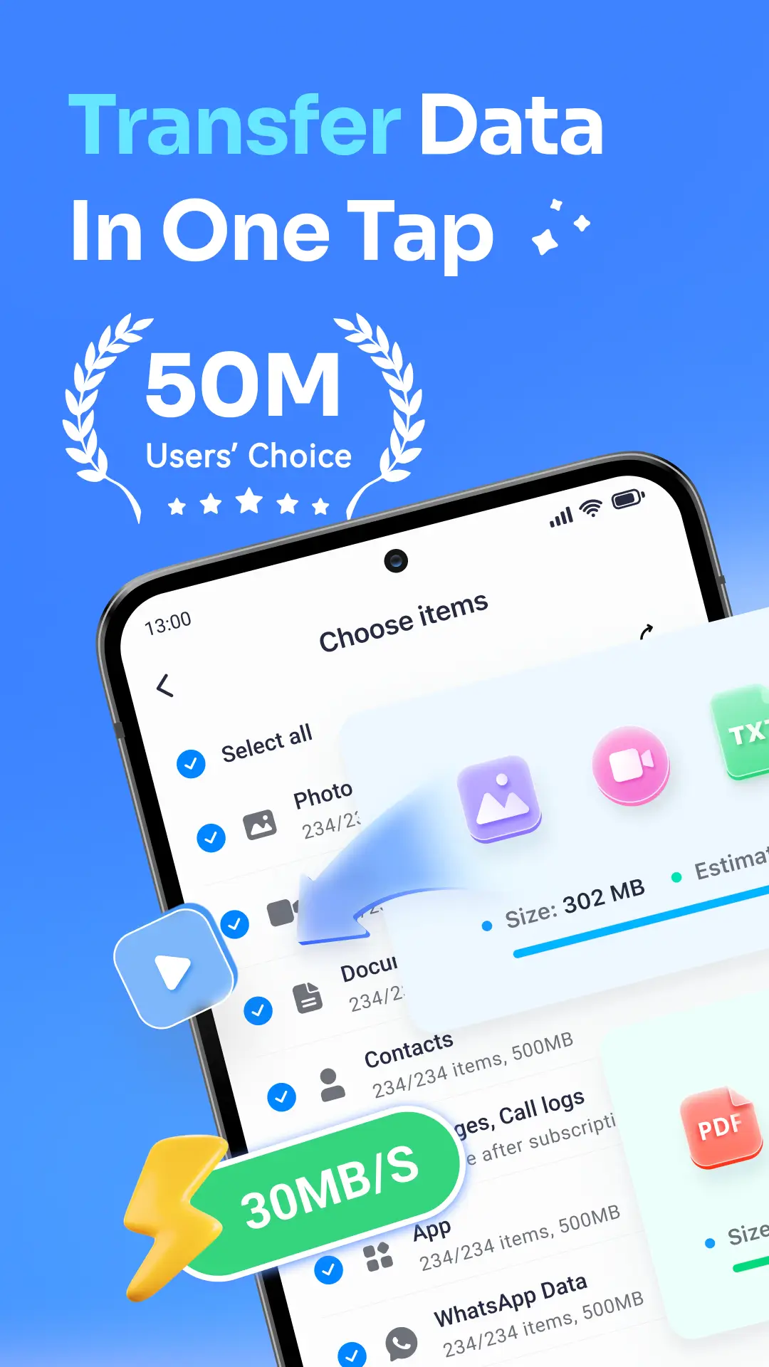 Data Transfer – MobileTrans app preview 5