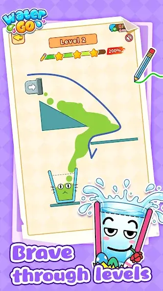 Captura de pantalla 2 de la jugabilidad de Water Go