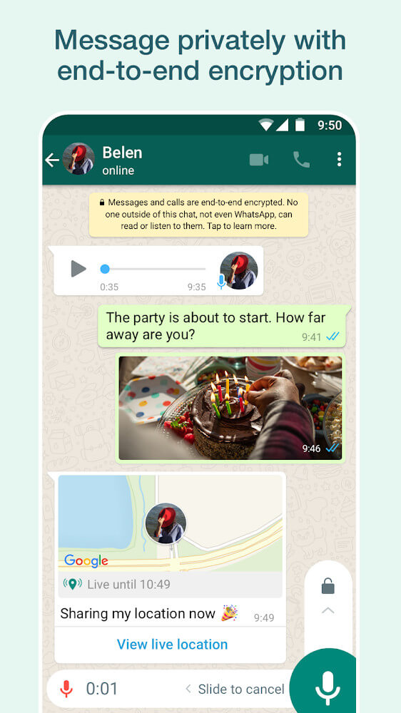 Capture d'écran 3 de WhatsApp Messenger