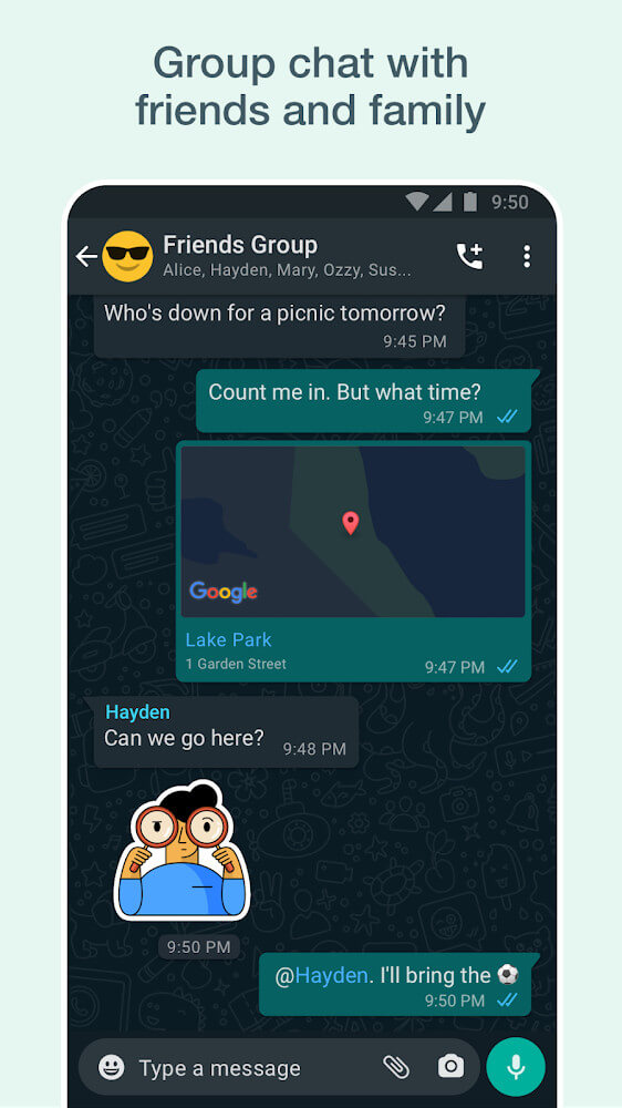 Capture d'écran 5 de WhatsApp Messenger