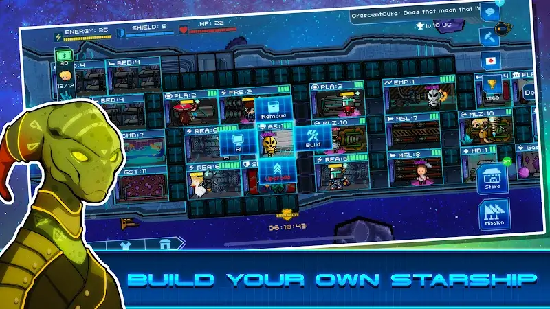 ภาพหน้าจอ Pixel Starships 1