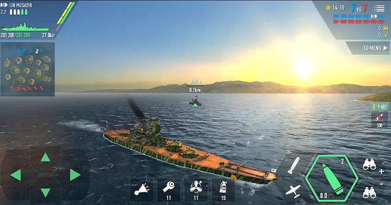 Captura de pantalla 4 de Battle of Warships: Online