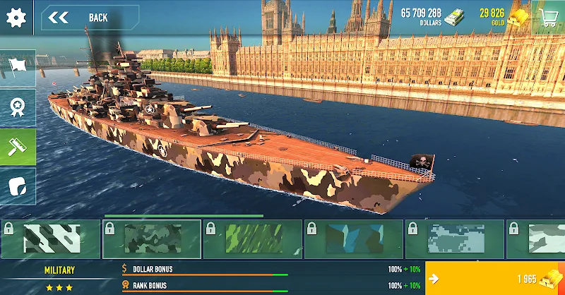 Captura de pantalla 6 de Battle of Warships: Online durante la partida
