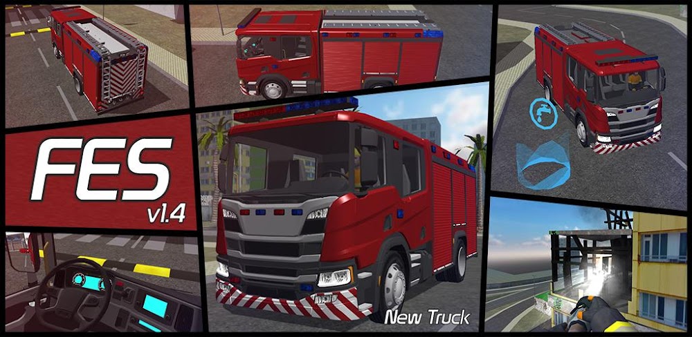 Captura de tela 1 do Fire Engine Simulator