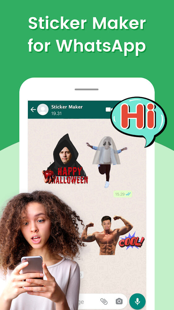 Captura de pantalla 2 de Sticker Maker for WhatsApp