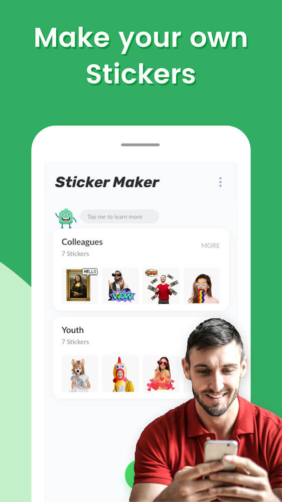 Captura de pantalla 3 de Sticker Maker for WhatsApp