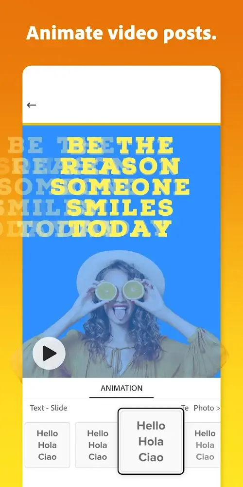 Adobe Express in-app preview 7