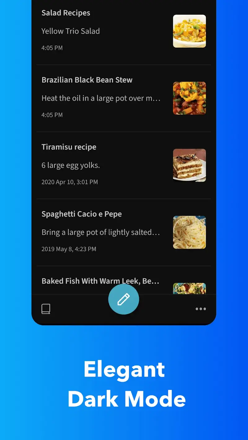 UpNote captura de pantalla 4