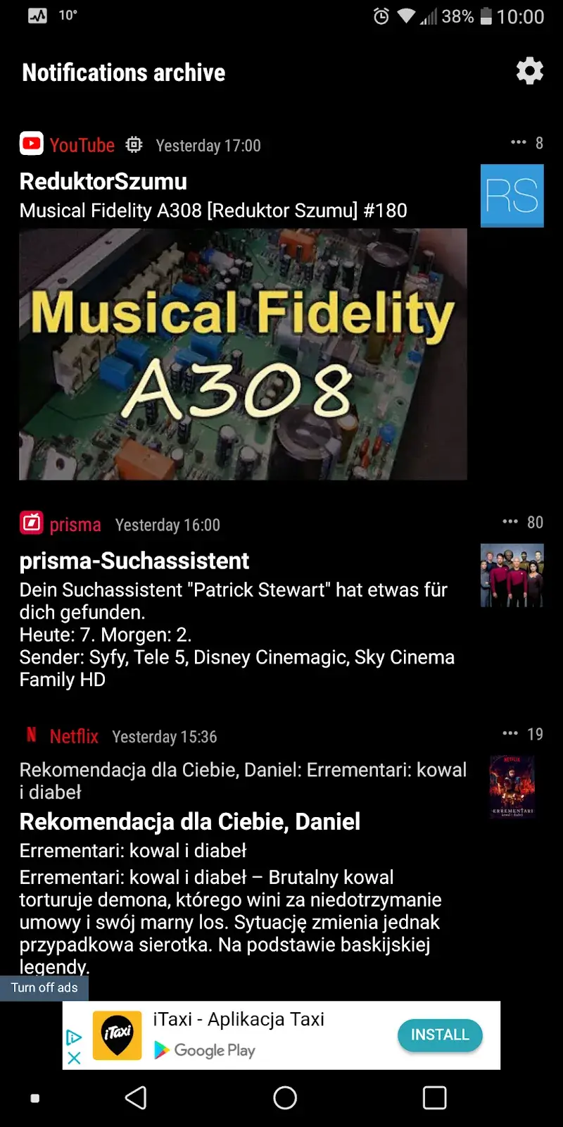 Benachrichtigungsarchiv Screenshot 5