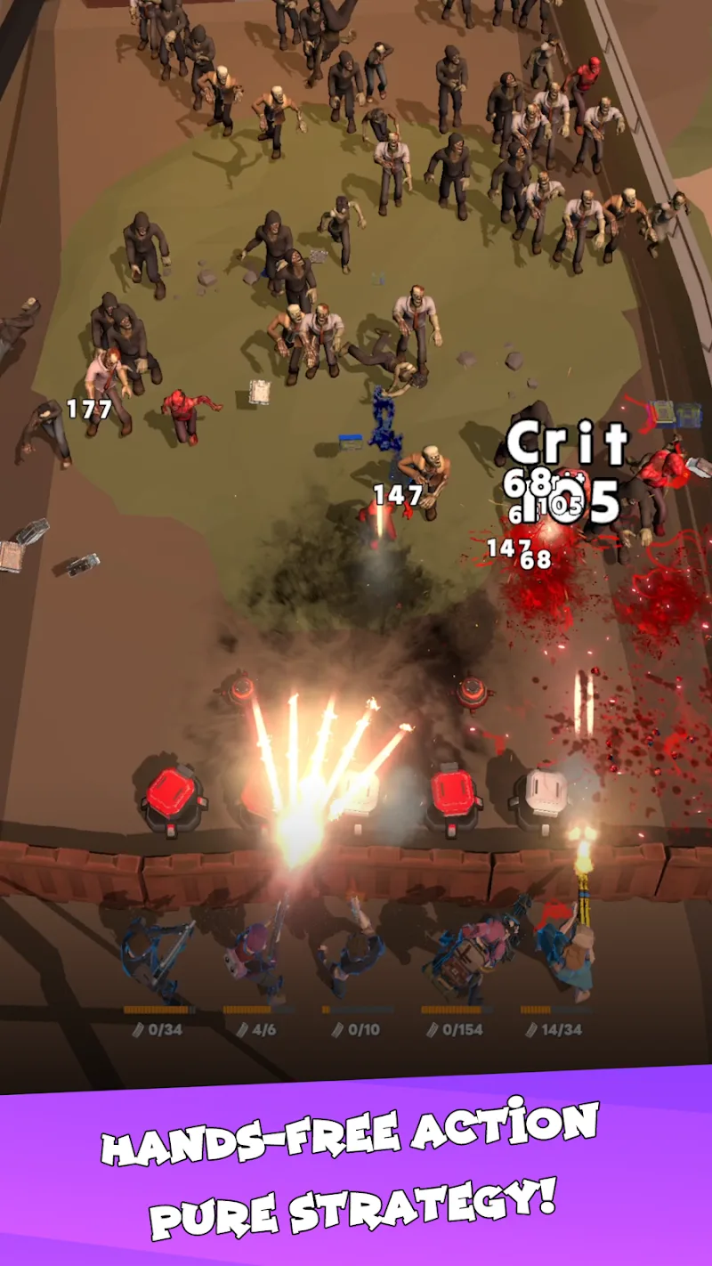Screenshot 3 di Idle Zombie Wave