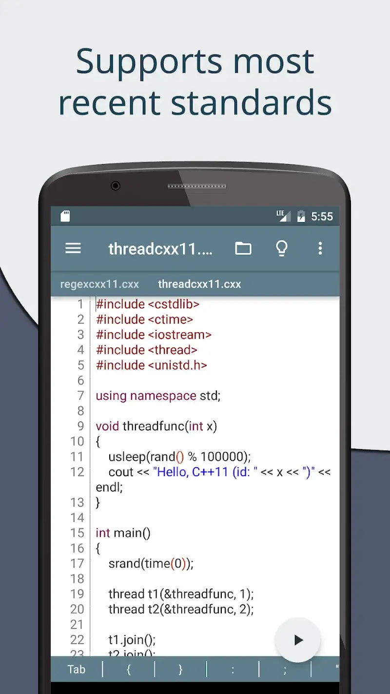Cxxdroid Screenshot 2