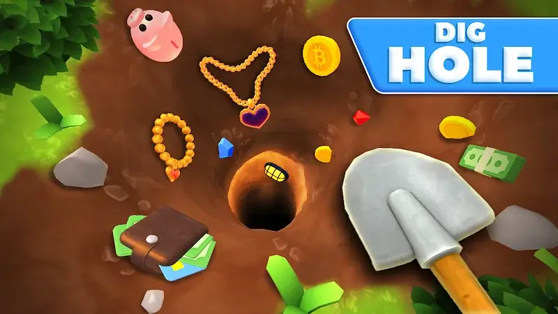 Digging A Hole 3D Simulator Keşif Sahnesi