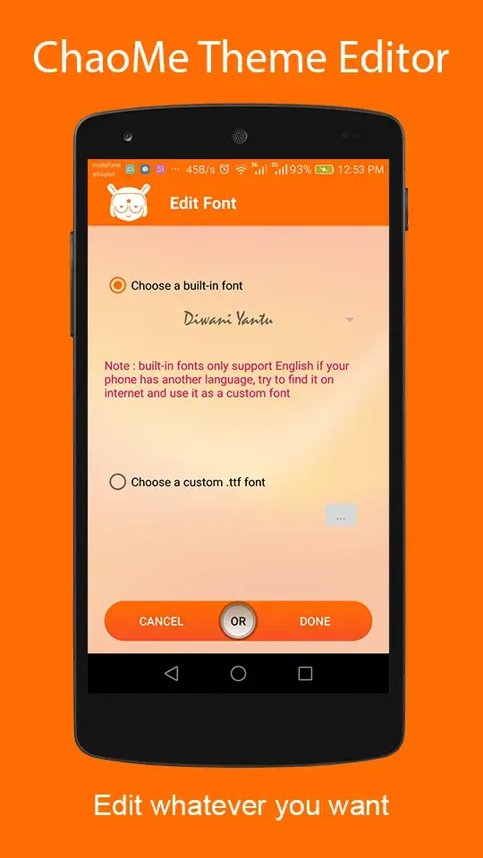 ChaoMe Theme Editor screenshot 4