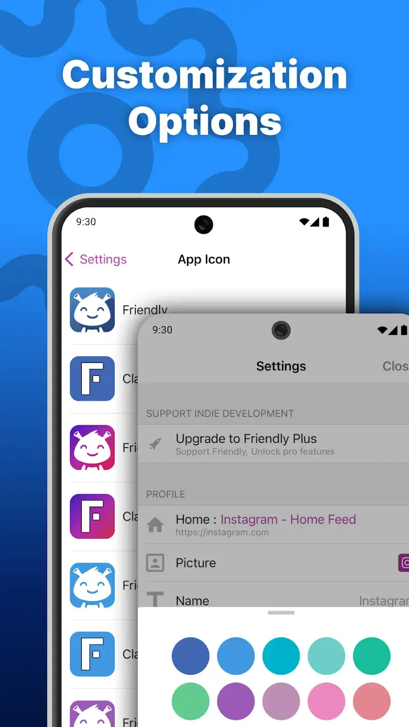 Captura de pantalla 4 de Friendly Social Browser