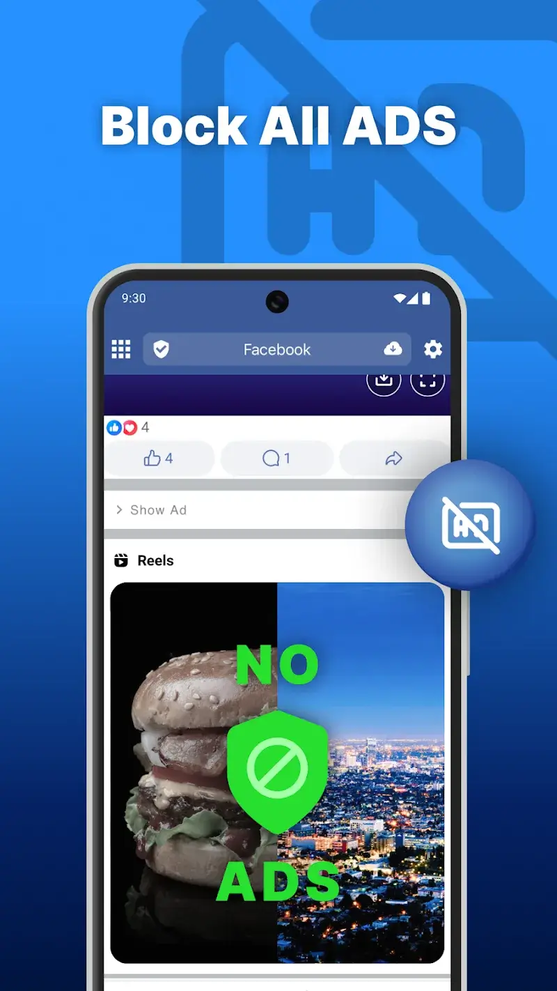 Captura de pantalla 2 de Friendly Social Browser