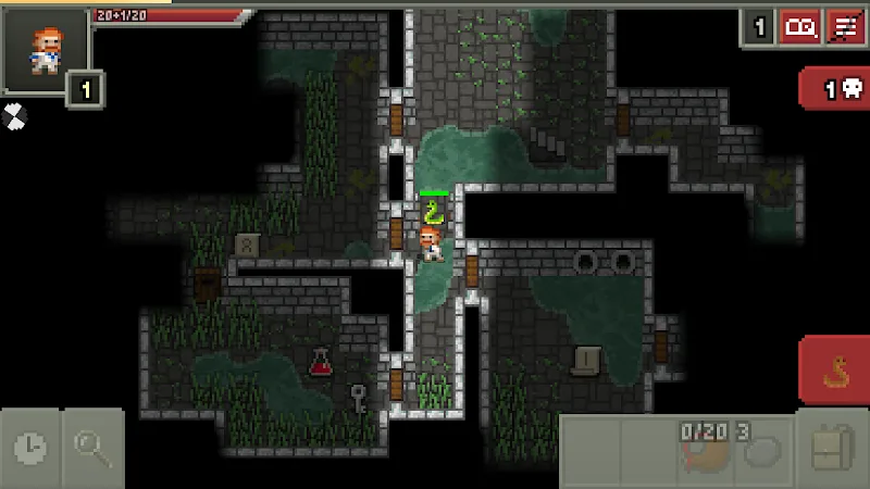 Erster Screenshot von Shattered Pixel Dungeon