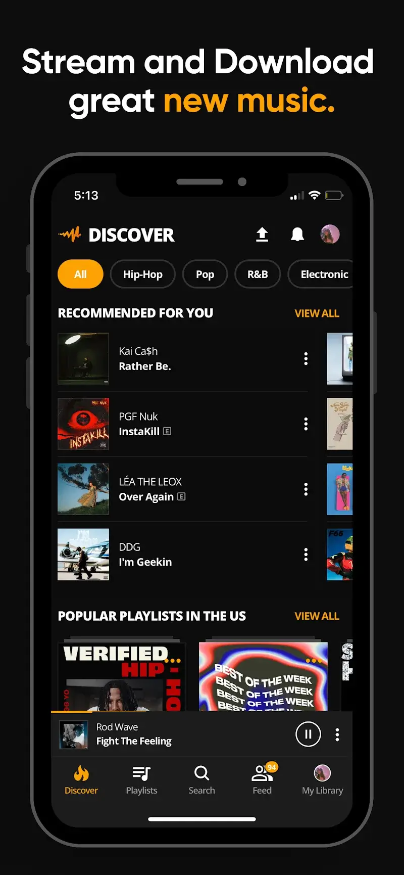 Audiomack 스크린샷 6