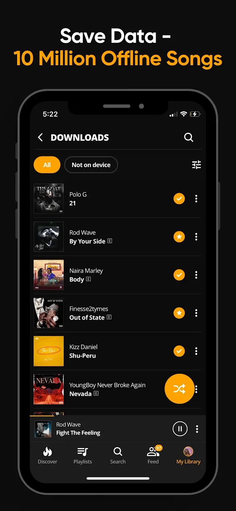 Audiomack 스크린샷 2