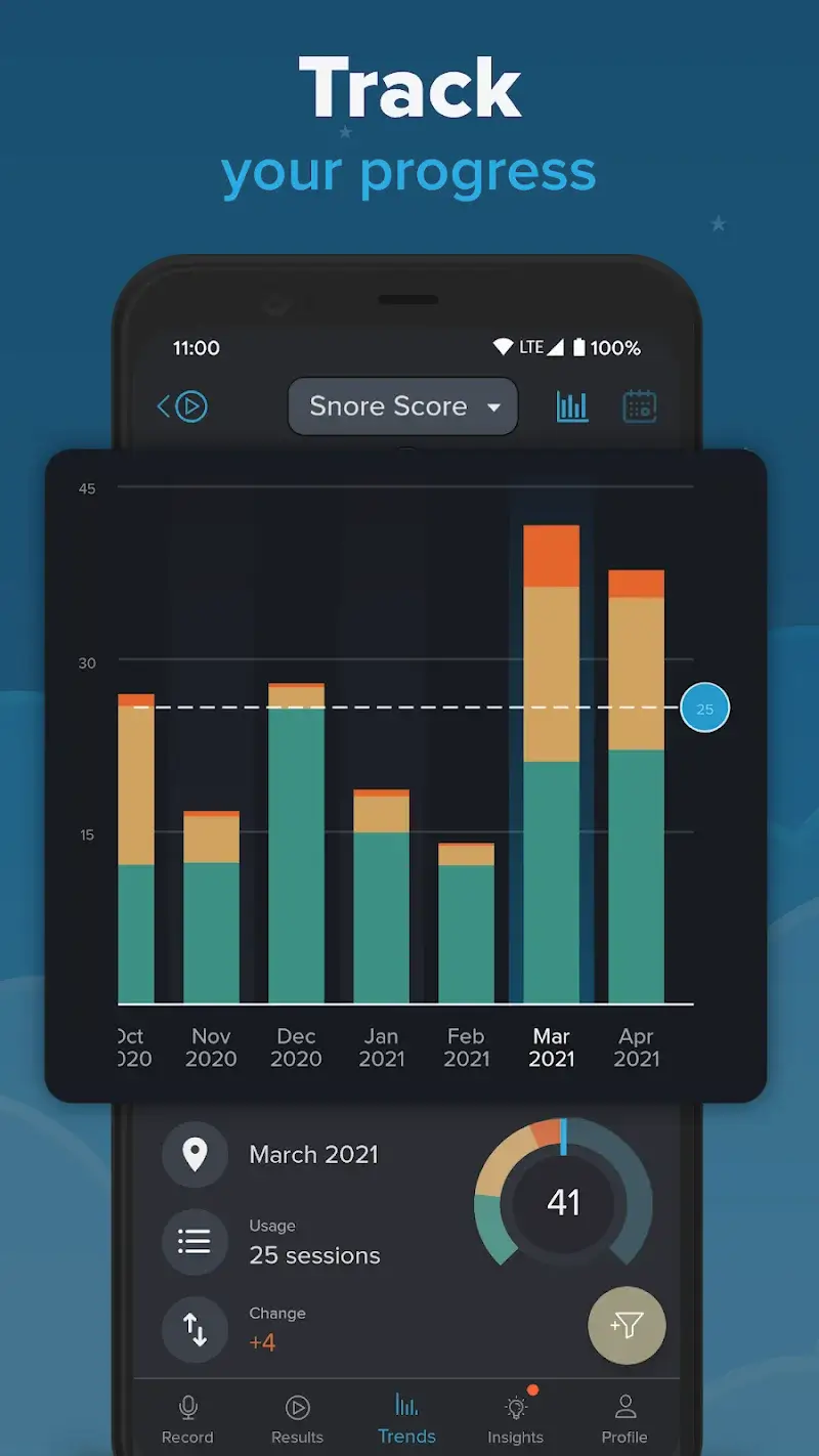 SnoreLab: Record Your Snoring - 스크린샷 5