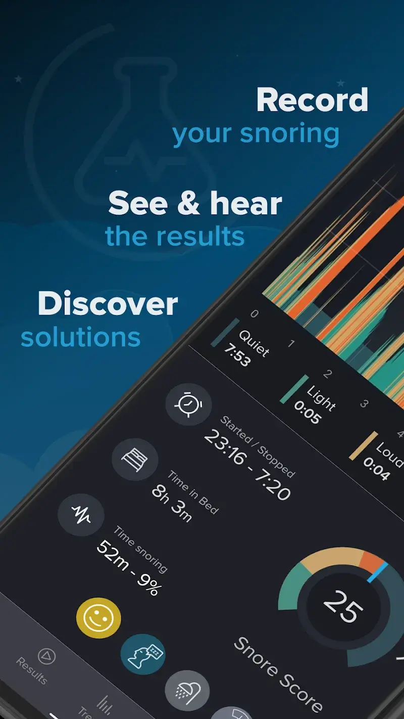 SnoreLab: Record Your Snoring - 스크린샷 1