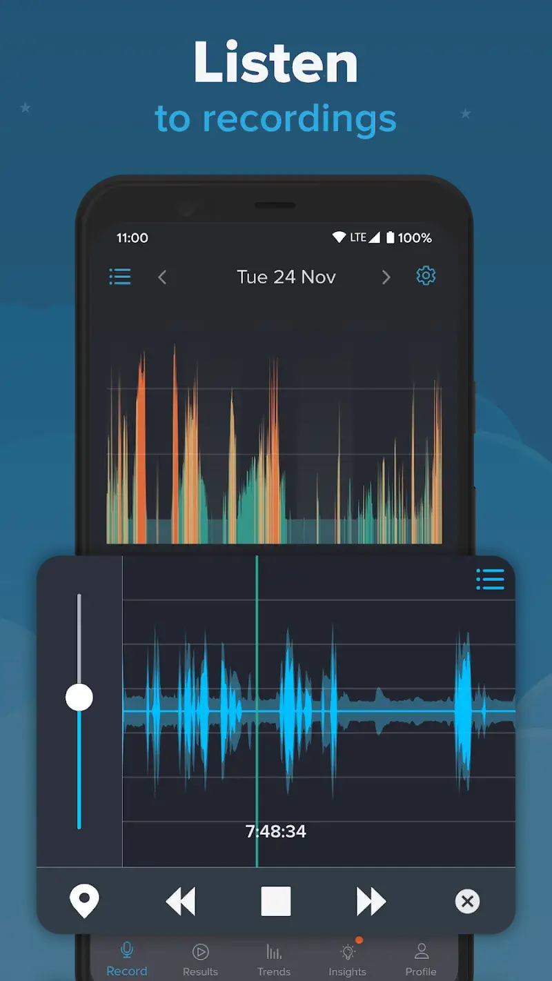 SnoreLab: Record Your Snoring - 스크린샷 4