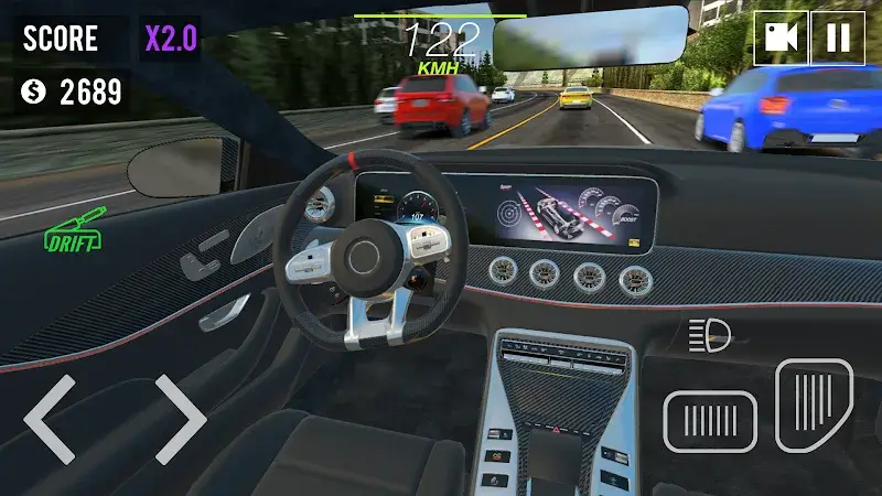 Racing in Car 2021 ekran görüntüsü 4