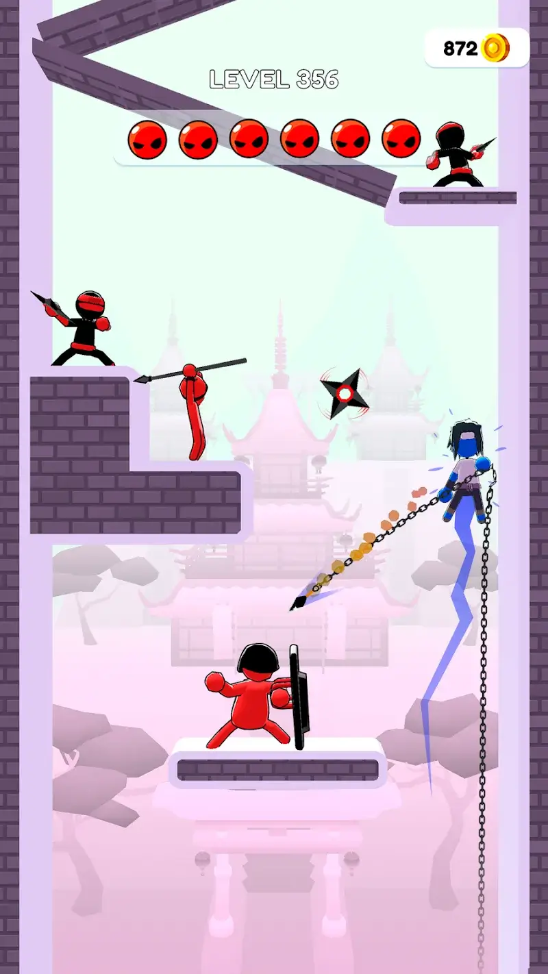 Capture d'écran Stickman Teleport Master 3D 5