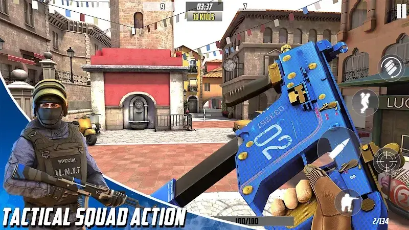 Tangkapan layar Hazmob FPS 1