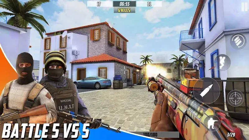 Tangkapan layar Hazmob FPS 6