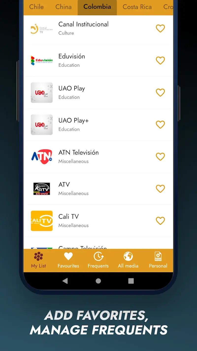 Orbitv: World TV Channels - 스크린샷 6