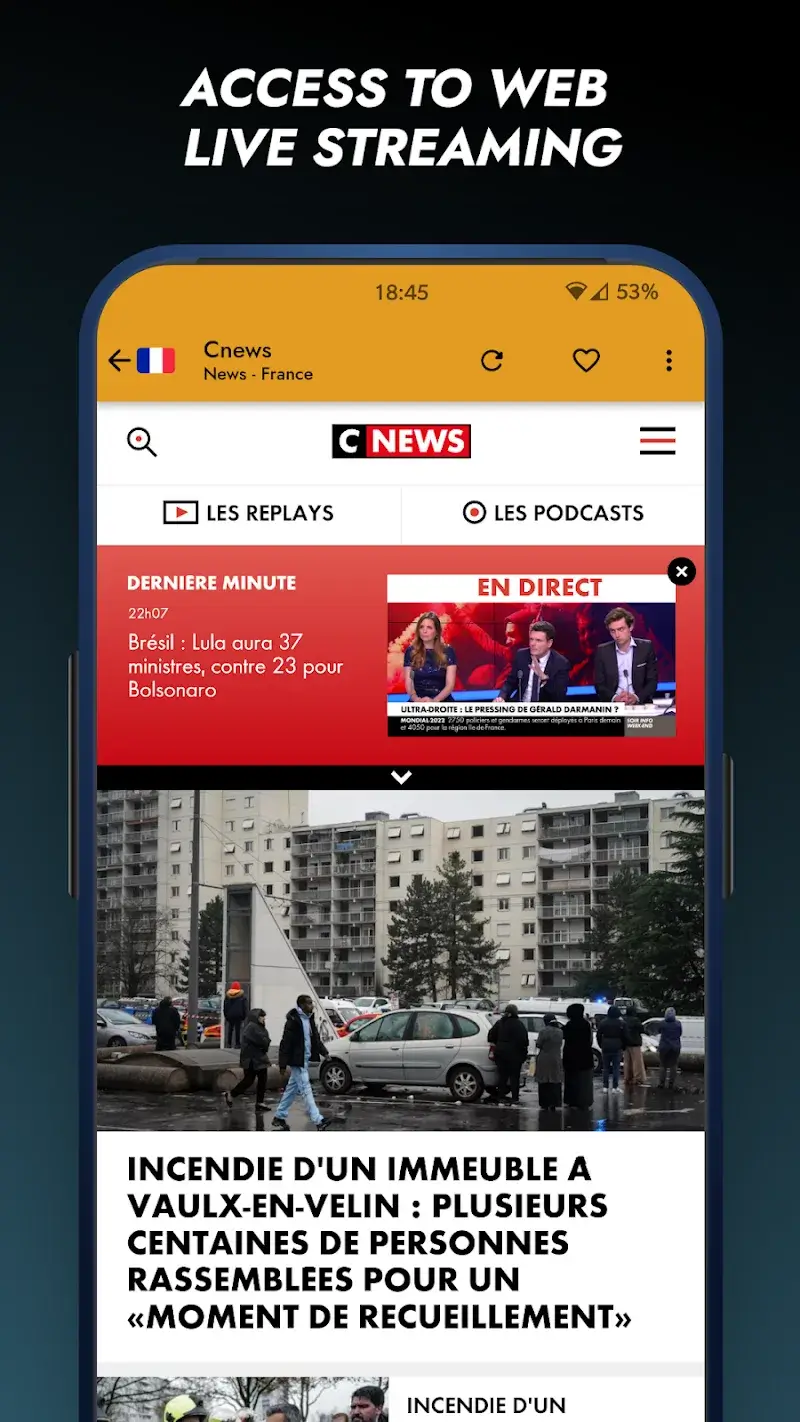 Orbitv: World TV Channels - 스크린샷 5