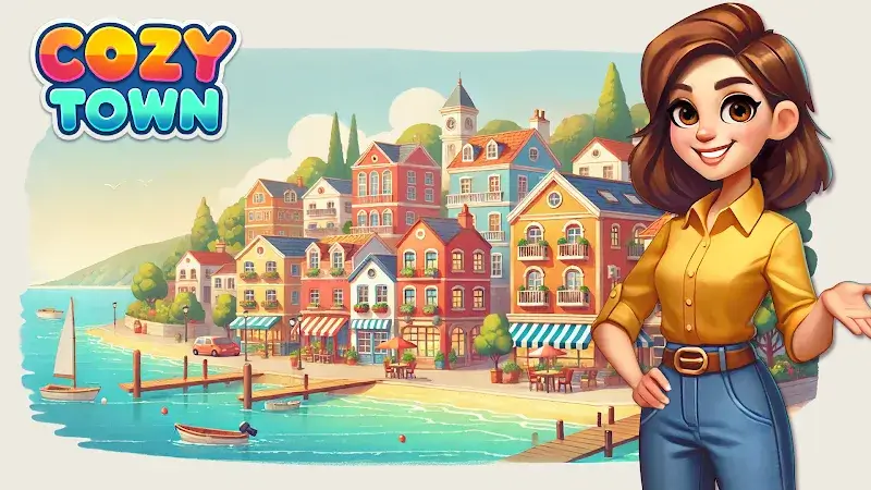 Cozy Town: Build Explore Game ekran görüntüsü 1