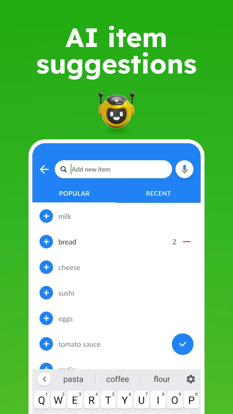 List. tonic: Grocery List App Screenshot 5