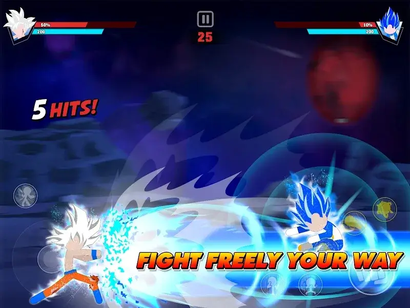 Ảnh chụp màn hình Stickman Battle Fight 6