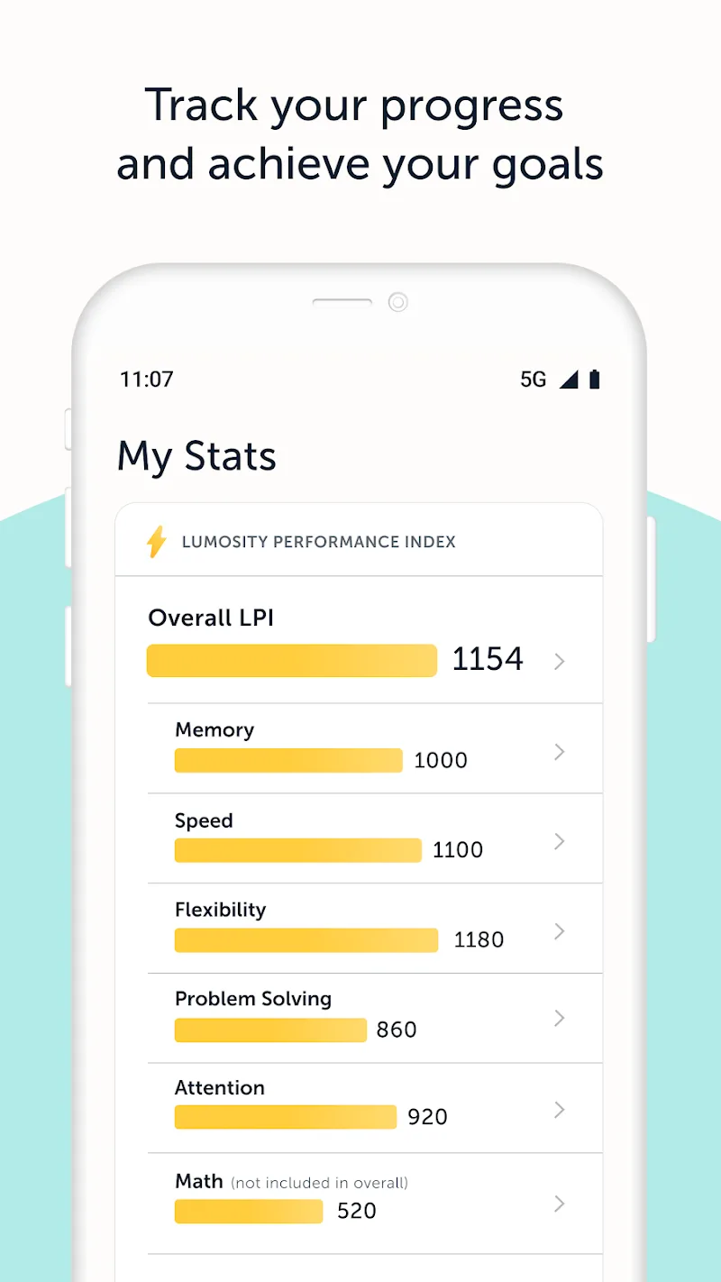 Screenshot do Lumosity 6