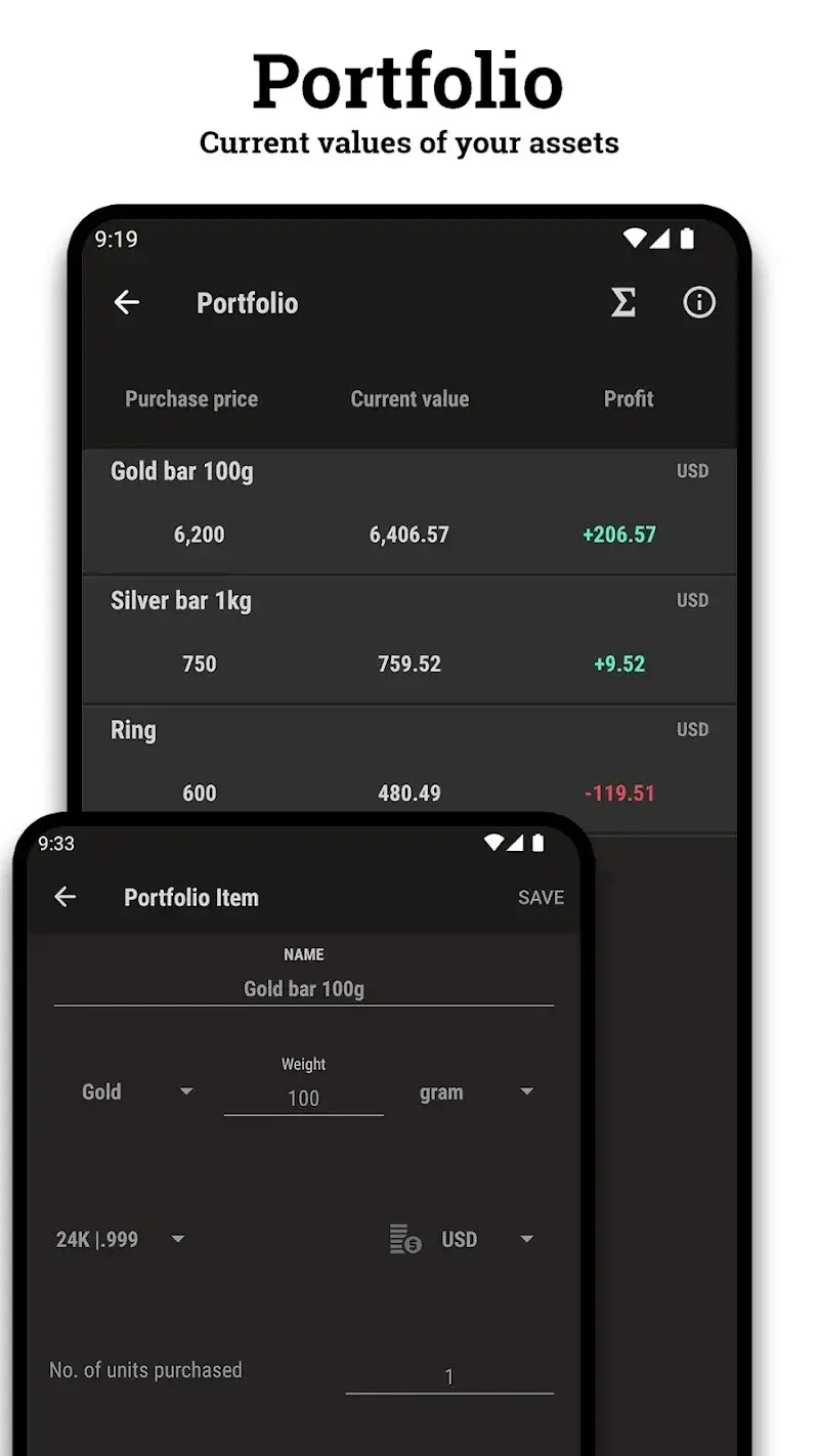 Gold and Silver Prices screenshot 4