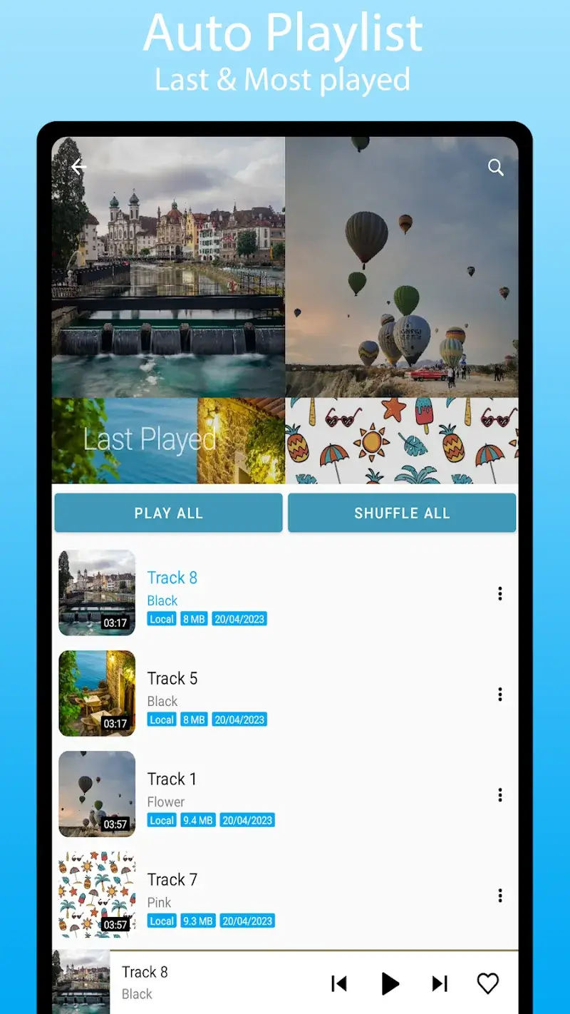 Spiral: Cloud Music Player MP3 screenshot 5