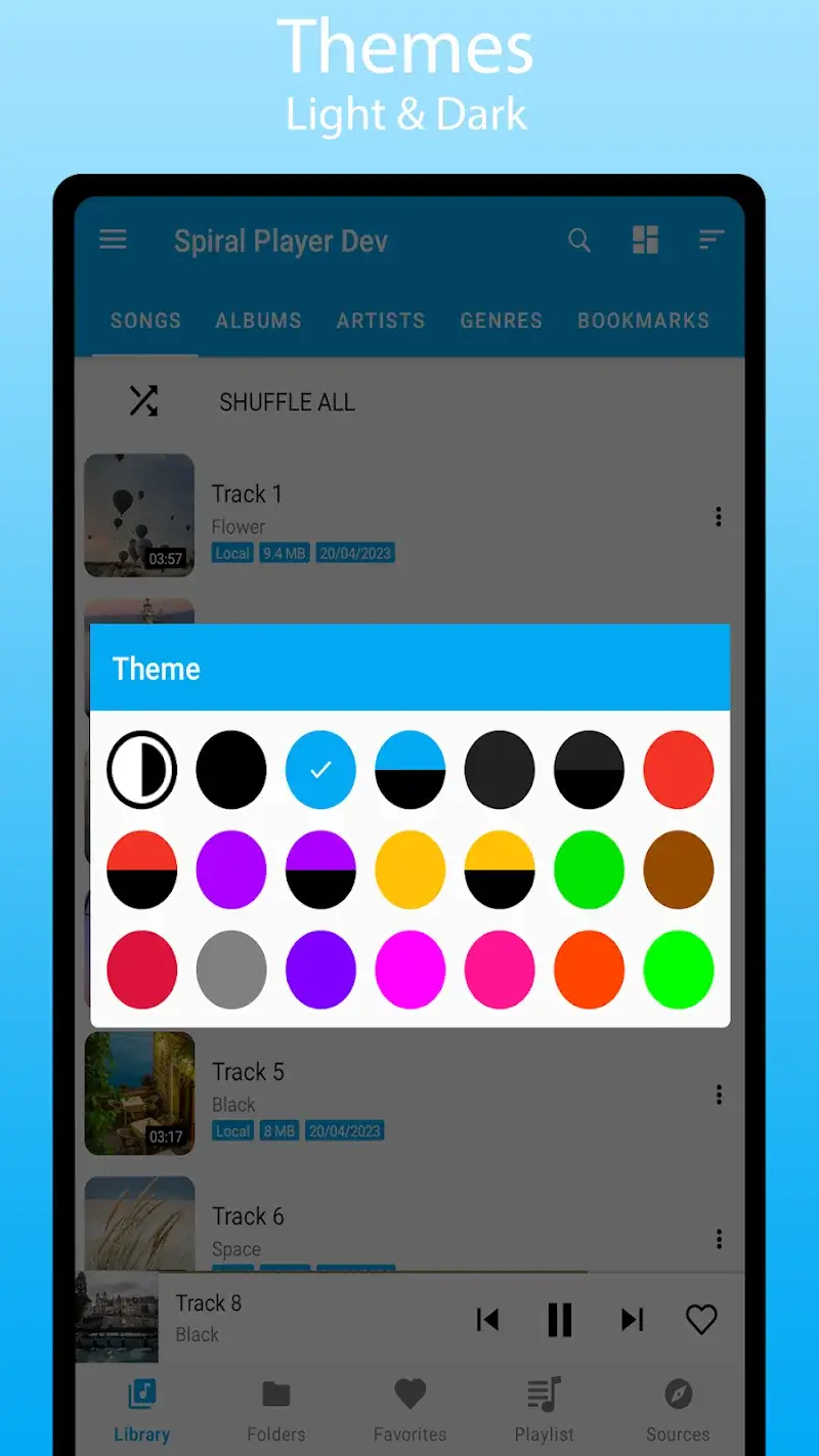 Spiral: Cloud Music Player MP3 screenshot 4